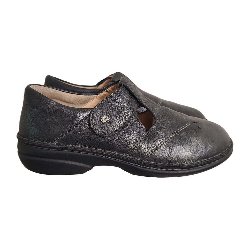 Finn Comfort Nashville T Strap Mary Jane Leather‎ Shoes EU 38 US 7 7.5 Walking